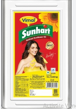 VIMAL REF SUNHART 15 LTR (TIN)